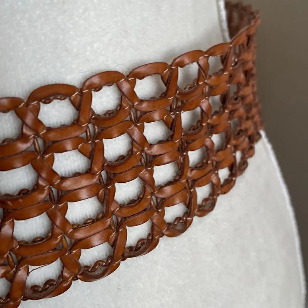 Vintage leather/vinyl  belt